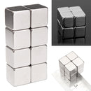 Machifit 8pcs N52 10x10x10mm Block Neodymium Magnet Super Strong Permanent Rare Earth Magnet