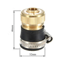 3/4 Inch Adjustable Brass Water Tap Hose Connector Washing Machine Faucet Quick Adapter