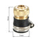 3/4 Inch Adjustable Brass Water Tap Hose Connector Washing Machine Faucet Quick Adapter