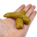 April Fool's Day Disgusting Prank Joke Slimy Simulation Yellow X-type Stool Shit Poo Novelties Toy