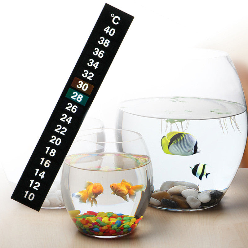 Digital Aquarium Fish Tank Thermometer Temperature Sticker Digital Scale Stick-On