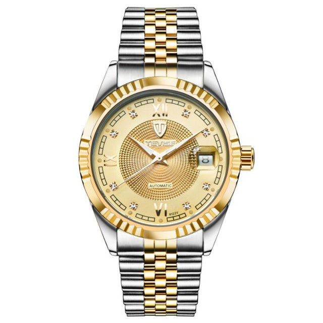 TEVISE 629 Business Style Automatic Mechanical Watch Waterproof Luminous Display Men Watch
