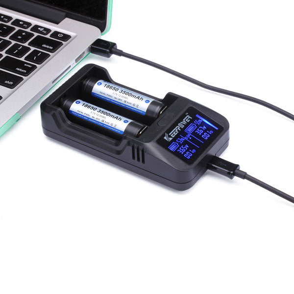 Keeppower L2 LCD Display Intelligent Li-ion Rechargeable Battery Charger