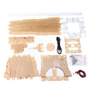 DIY LED Eiffel Tower Flash Kit Electronic 51 Single-chip Circuit Board Production DIY Kit