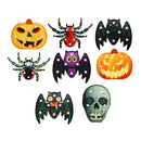 Halloween LED Holiday Light Battery Operated Funny Pumpkin Spider Bat Skeleton Lamp Party Decor