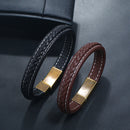 Hand-woven Multi-layer Leather Creative Men's PU Bracelet