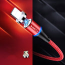 Floveme 3A Micro USB LED Indicator Magnetic Fast Charging Data Cable For Huawei Xiaomi Mi4 Redmi 7A Redmi 6Pro OUKITEL Y4800