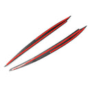 Car Headlight Eyebrow Eyelid Cover Trims Stickers Accessories For VW Golf 7 VII GTI GTD R MK7 2013-2017