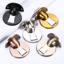 Heavy Duty Zinc Alloy Magnetic Door Stopper Hidden Floor Mount Door Catch Free Punching Door Holder w/ 3M Sticker