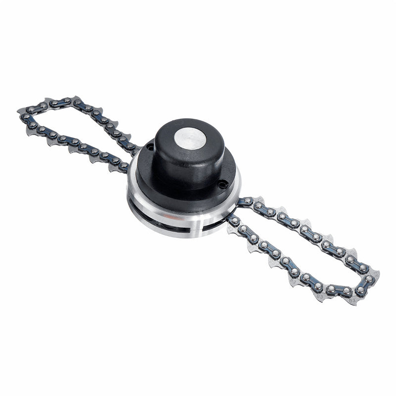 65Mn Trimmer Head Coil Chain Brush Cutter Garden Grass Trimmer for Lawnmower Black