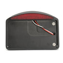 Motorcycle License Plate with LED Tail Light Horizontal SidE Mount Bracket
