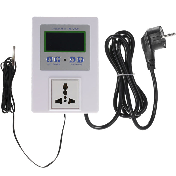 TMC-2000 AC110-240V 10A -50C~110C LCD Digital Intelligent Pre Wired Temperature Controller