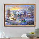 5D Diamond Painting Christmas Deer Embroidery Home Full Drill Cross Stitch Kits
