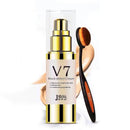 2in1 30ml Block Defect Whitening Cream Lotion Face Skin Care Concealer + Makeup Brushes
