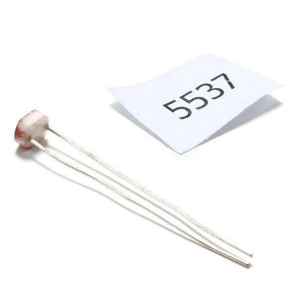 250pcs 5 Values Photoresistance Photosensitive Resistor Pack 5506/5516/5528/5537/5539