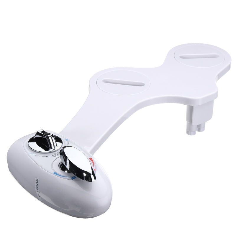Hot/Cold Dual Nozzle Non-Electric Cleaning Toilet Bidet Seat Water Fresh Bidet Cleaning Device
