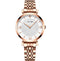TEVISE T09 Waterproof Simple Style Women Wrist Watch Full Steel Band Quartz Watch