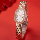RUIMAS 558 Women Bracelet Watch Fashionable Roman Number Square Dial Quartz Watch