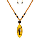 Unique Natural Insects Amber Scorpion Inclusion Pendant Necklace Gemstone Ornament Crafts Gifts Decorations