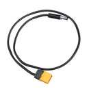 RJXHOBBY XT60 Male Bullet Connector to Male DC 5.5X 2.1mm DC5521 Rubber Power Cable for T12 Electric Soldering Iron