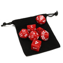 7 Set 49Pcs Polyhedral TRPG Game Dungeons And Dragons Dice DnD RPG With Bag