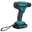 25V Rechargable Lithium Power Dirlls Cordless Electric Drill 2 Speed Adjustment LED Lighting Screw Driver Tool With 1 Or 2 Batteries