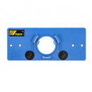 35mm Blue Cup Style Round Hinge Jig Drill Guide Cabinet Door Hole Locator for Woodworking