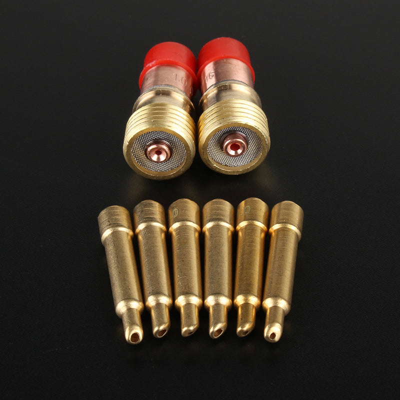36Pcs TIG Welding Accessories Torch Stubby Gas Slot Glass Cup for WP-17/18/26
