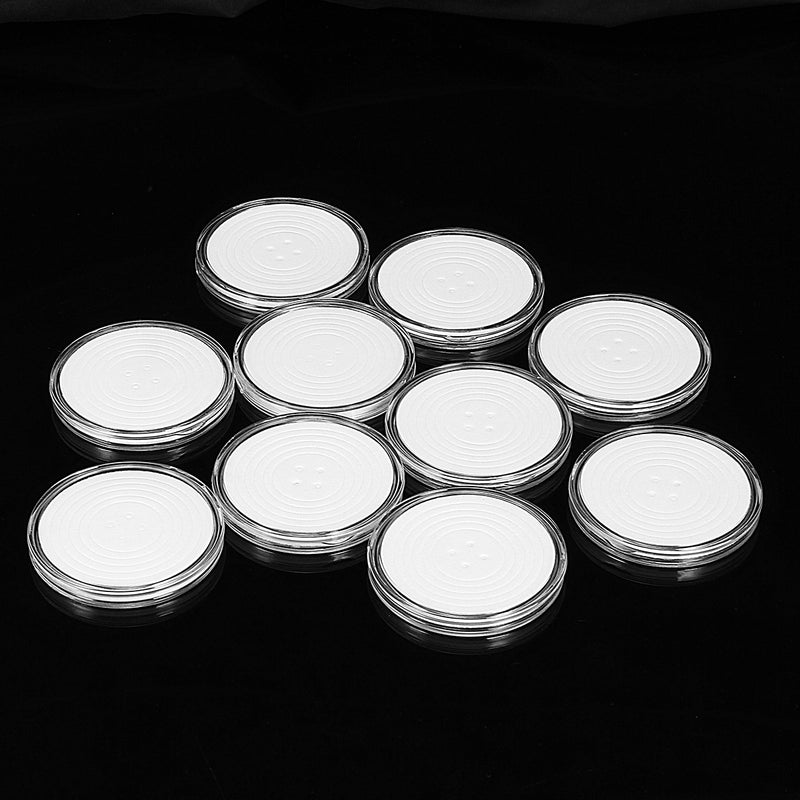 10Pcs Zodiac Commemorate Coin Silver Dollar Coin Collection Round Box 29mm-39mm Coin Holder