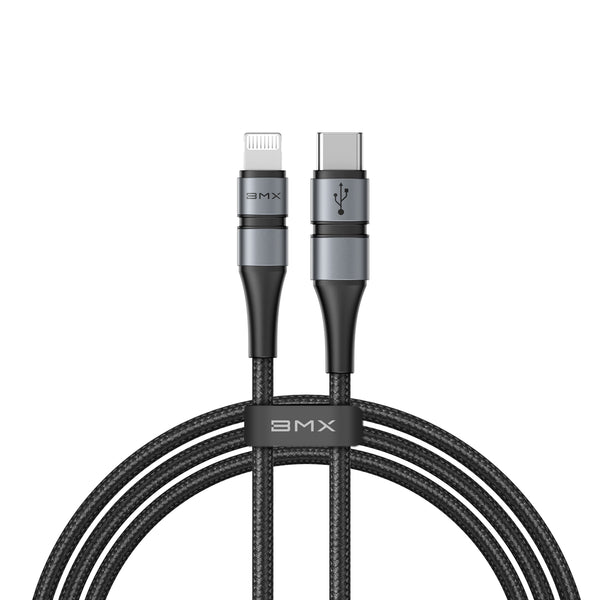 Baseus BMX Type-C to Lightning for Fast Charging Phone PD 18W DoubLe-deck MFi certified Data Cable for iPhone 11 Pro XR X