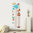 Kids Height Chart Removable PVC Cartoon Wall Sticker Bedroom Decal Measuring