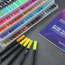 100 Pcs/set Colorful Dual Head Drawing Watercolor Pens Graffiti Art Markers Drawing Sketch Pen