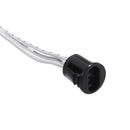 Lampow LP-5027M2 Silver / Black DC5-24V Double Head Door Mounted Sensor Switch High Power Wardrobe Double Head Switch