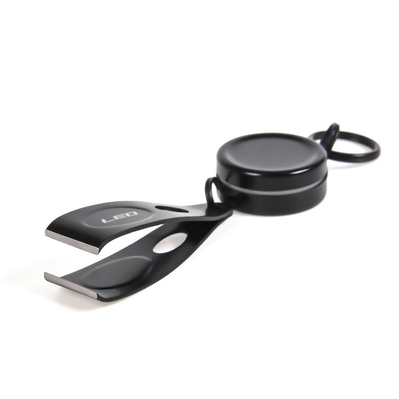 LEO 28072-T2 Stainless Steel Retractable Fishing Line Clippers+Ring Fishing Tool