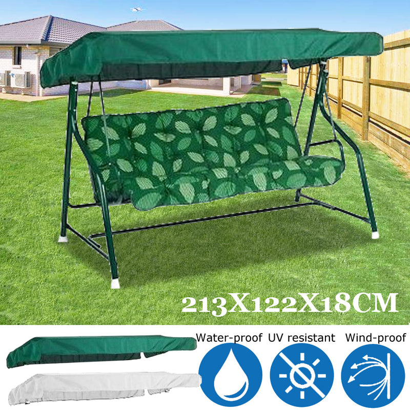 84"x48"x7.1" Garden Swing Chair Canopy Spare Patio Cover Waterproof Replacement