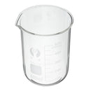2Pcs 400ml 600ml Beaker Set Graduated Borosilicate Glass Beaker Volumetric Measuring Laboratory Glassware