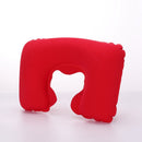 U-Shape Neck Travel Pillow Folding Neck Air Cushion Inflatable Travel Pillows Portable Comfortable