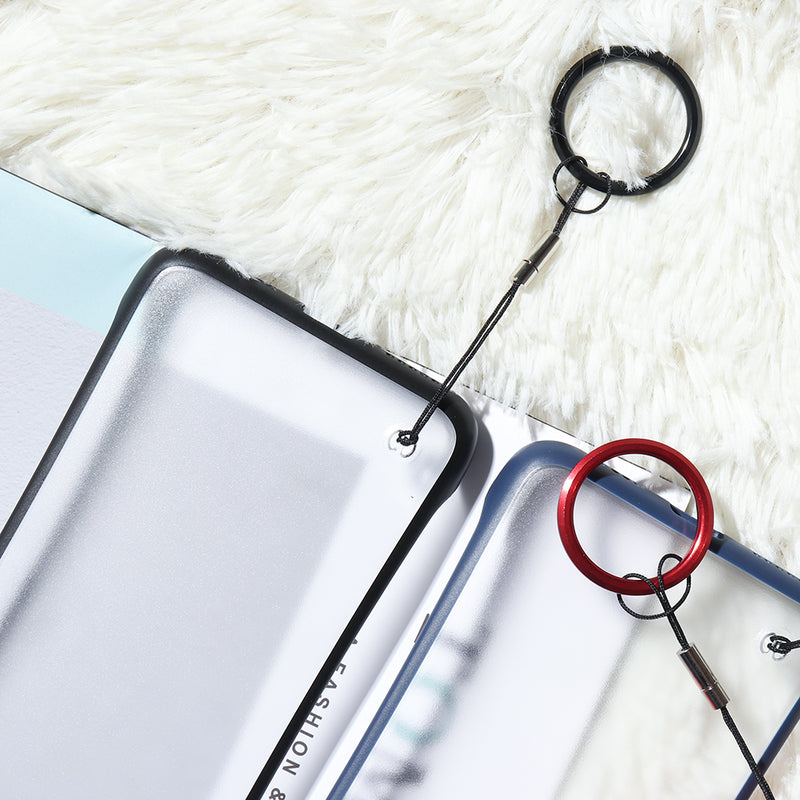 Bakeey Transparent Ultra Thin Anti Fall Matte Hard PC&Soft Edge With Finger Ring Protective Case For Xiaomi Redmi 7A