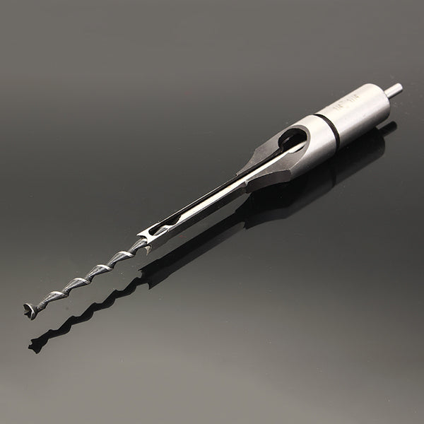 6.35/7.94/9.5/12.7mm Woodworking Square Hole Drill Bit Mortising Chisel 1/4 to 1/2 Inch