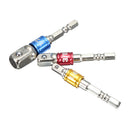 Drillpro 3Pcs Power Screwdriver Extension Bar Adapter 1/4 Inch Hex Shank Power Screwdriver Driver Socket Bit