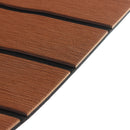 Marine Floor EVA Foam Brown Faux Teak Boat Mat Self-Adhesive Decking Yacht Sheet Stair Carpet