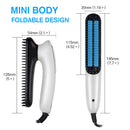 Men's Quick Beard Straightener Multifunctional Hair Comb Curling Curler Show Cap