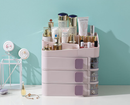 Free Combination Cosmetic Bag Stacking Storage Box Dressing Table Shelf Dresser Rack Desktop Organizer