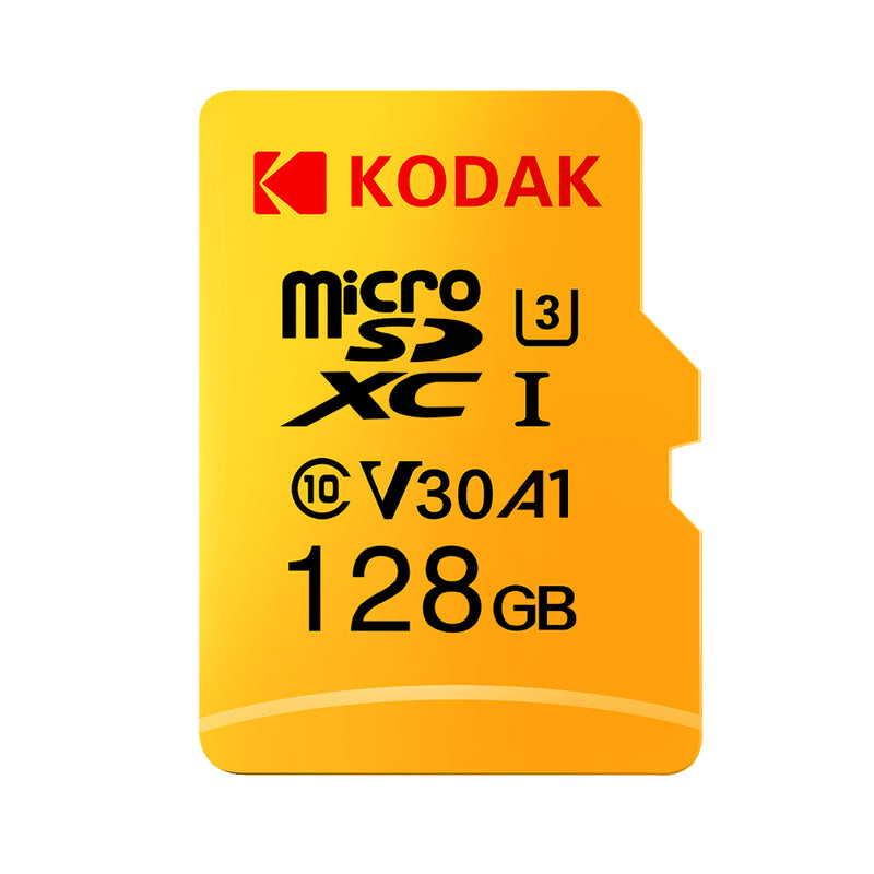 KODAK Micro SD Memory TF Flash Card 64GB 128GB U3 A1 V30 Micro SDHC Card  SDXC Card for Video and  Mobile Storage