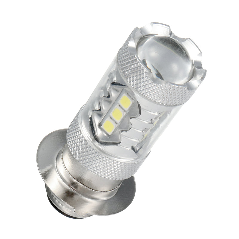 H6 16LED 80W 6000K Super White LED Headlight Bulb For Motorcycle ATV