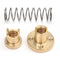 10pcs Geekcreit T8 Anti-Backlash Spring Loaded Nut For 2mm Acme Threaded Rod Lead Screws