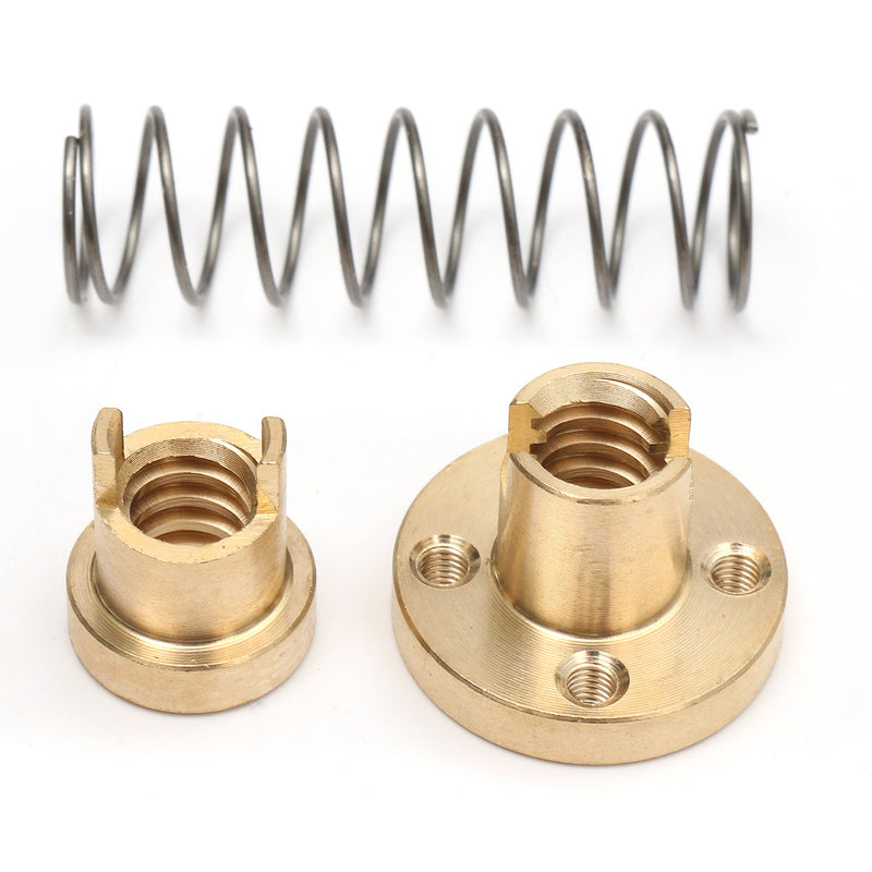 10pcs Geekcreit T8 Anti-Backlash Spring Loaded Nut For 2mm Acme Threaded Rod Lead Screws