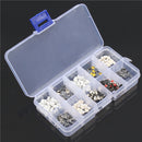 Excellway PB01 250Pcs 10 Types Tactile Push Button Touch Switch Remote Keys