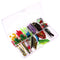 ZANLURE 141pcs/set Fishing Lure Kit Hooks Crankbait Plastic Worms Jigs Artificial Baits With Box