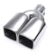 63mm 2.5" Stainless Steel Inlet Tail Rear Pipe Tip Muffler Exhaust Silencer Cover